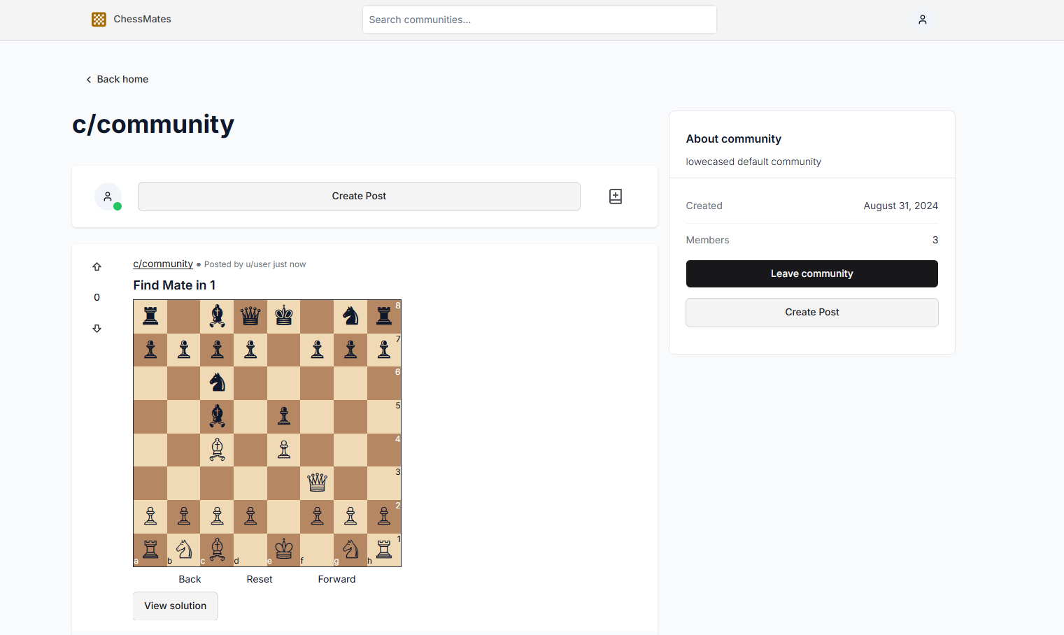 ChessMates project preview